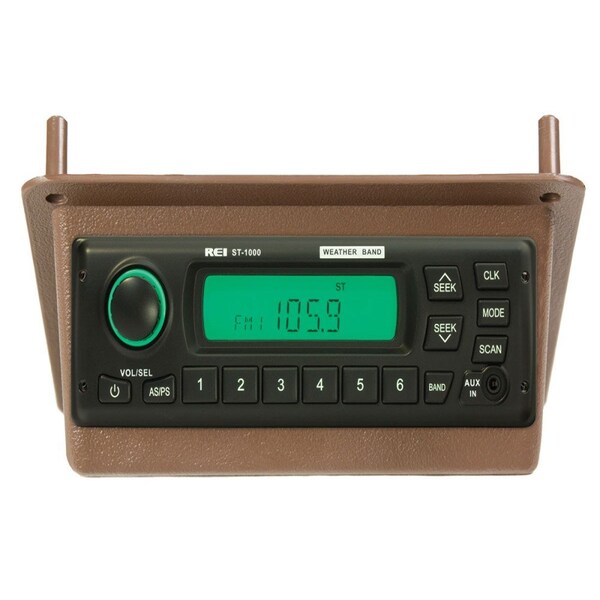 Aftermarket Brand New Repl Fits John Deere 50 Series AMFMWB Digital Radio In Brown Bezel 7 ELL70-0183 - main